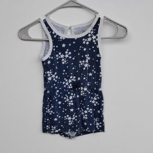 Wonder Nation Blue and White Star Pattern Romper